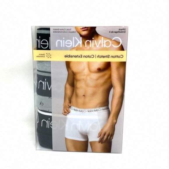 💖MEGA SALE💖Calvin Klein NP24210021 CK 3-pack Cotton Trunk Underwear Mens - Picture 7 of 9